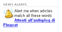 Yahoo! News Alert