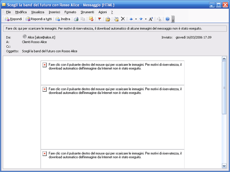 Anteprima email