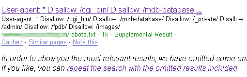 Google indicizza il robots.txt