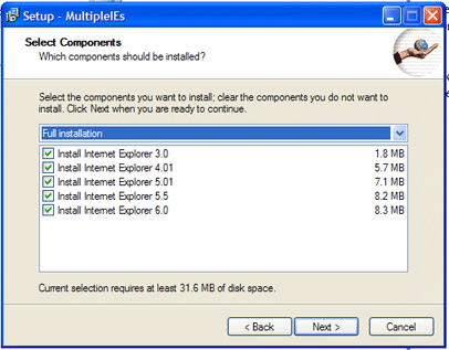 Setup Multiple IE