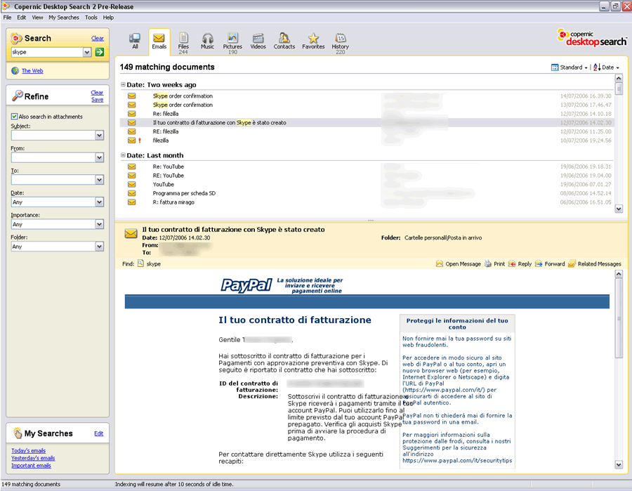 Copernic Desktop Search