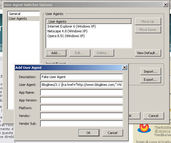 Fake User Agent