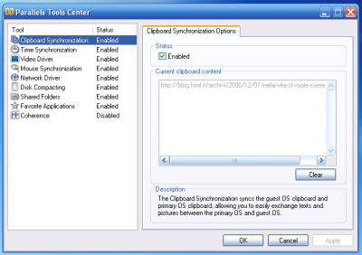 Parallels Driver per Windows