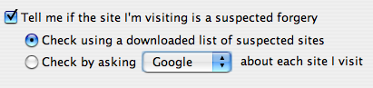 Firefox Phishing Blacklist Settings