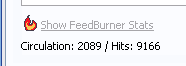 FeedDemon displays FeedBurner users