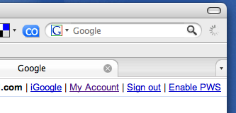 Google Personalized Search On/Off