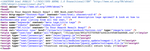 Meta Tag di una pagina web Meta Tag di una pagina web