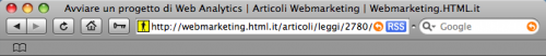 Tag Title visualizzato nel browser Tag Title visualizzato nel browser