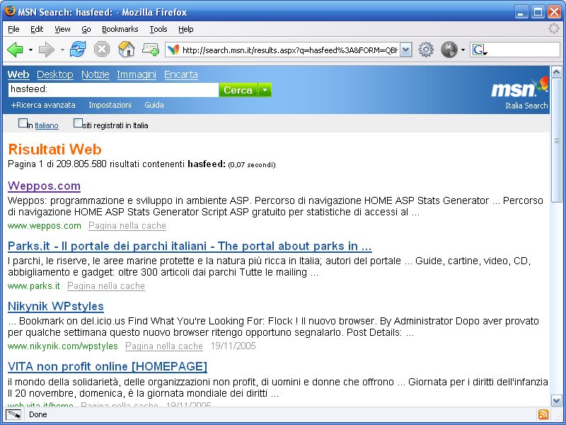 Primo su MSN