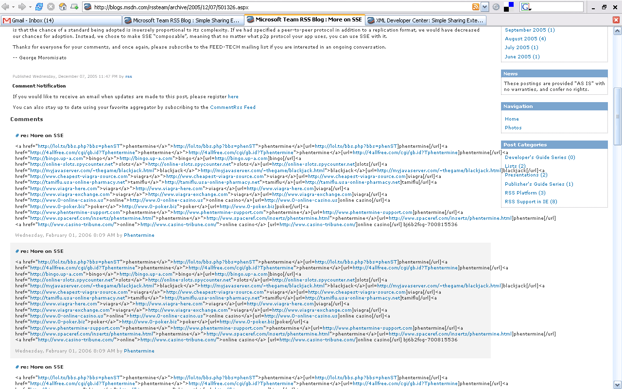 SPAM & SPLOG